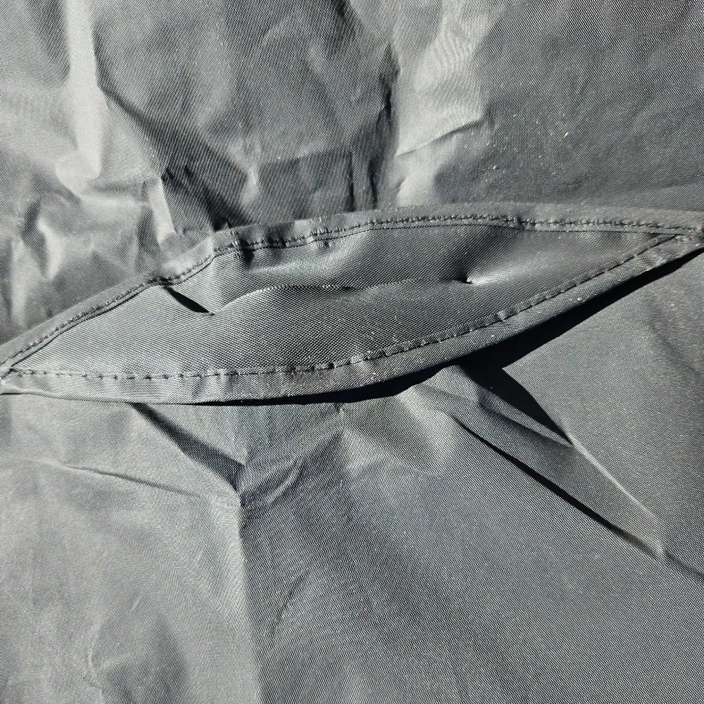 Saks Fifth Avenue Solid Black Canvas Garment Bag 23x55